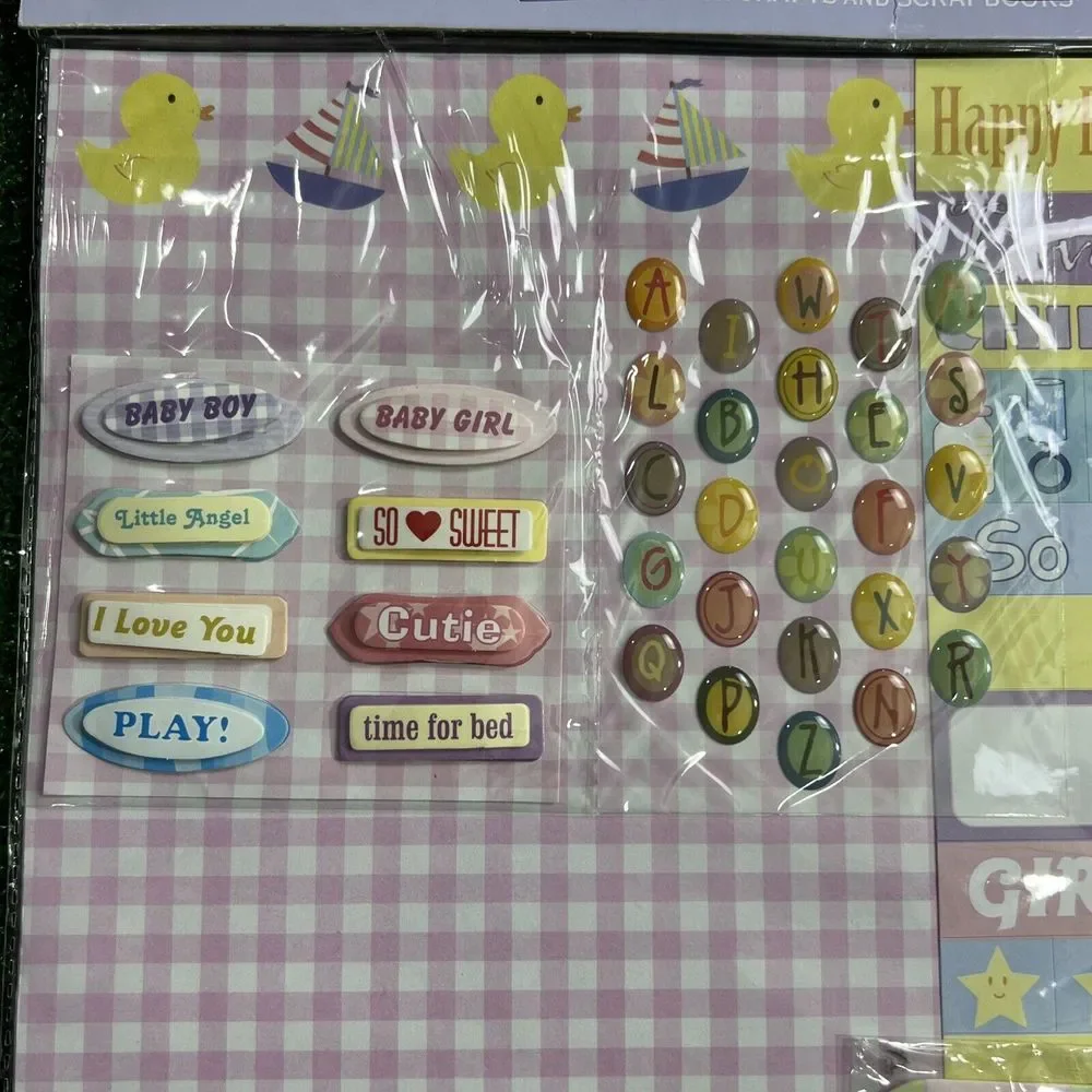 Miss Elizabeth's Scrapbooking Kit Acid Free Unisex Baby Duck First‎ Year New